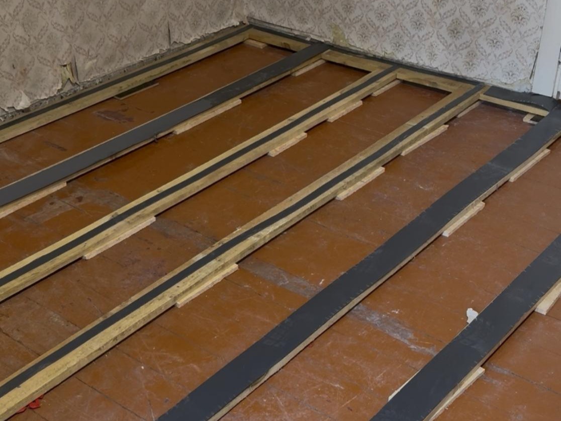 Pirms – vecā grīda