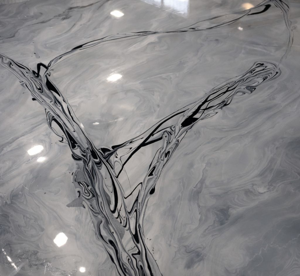 Epoksīda grīda – dzīvojamā istaba